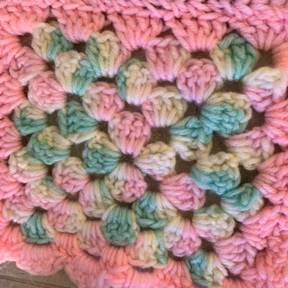 Handmade Granny Square Blanket 57